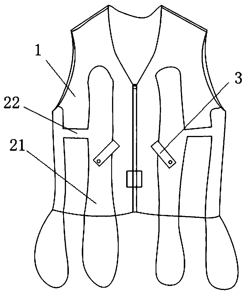 Protective air bag garment