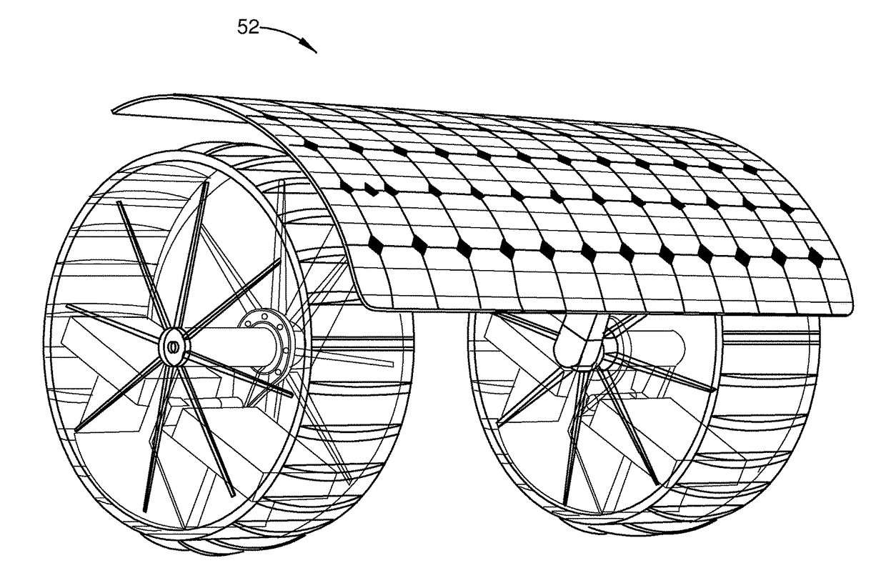 Statically stable robot using wheel with inner system