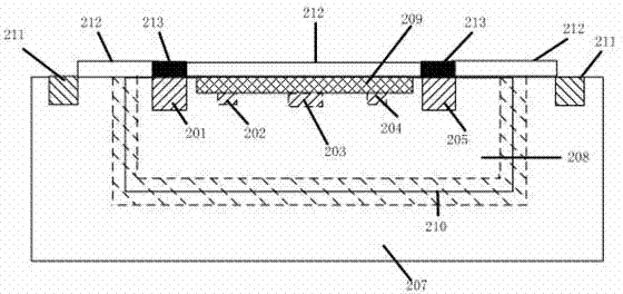 Complementary metal oxide semiconductor (CMOS) sensor with octagonal Hall disk structure and manufacturing method for CMOS sensor