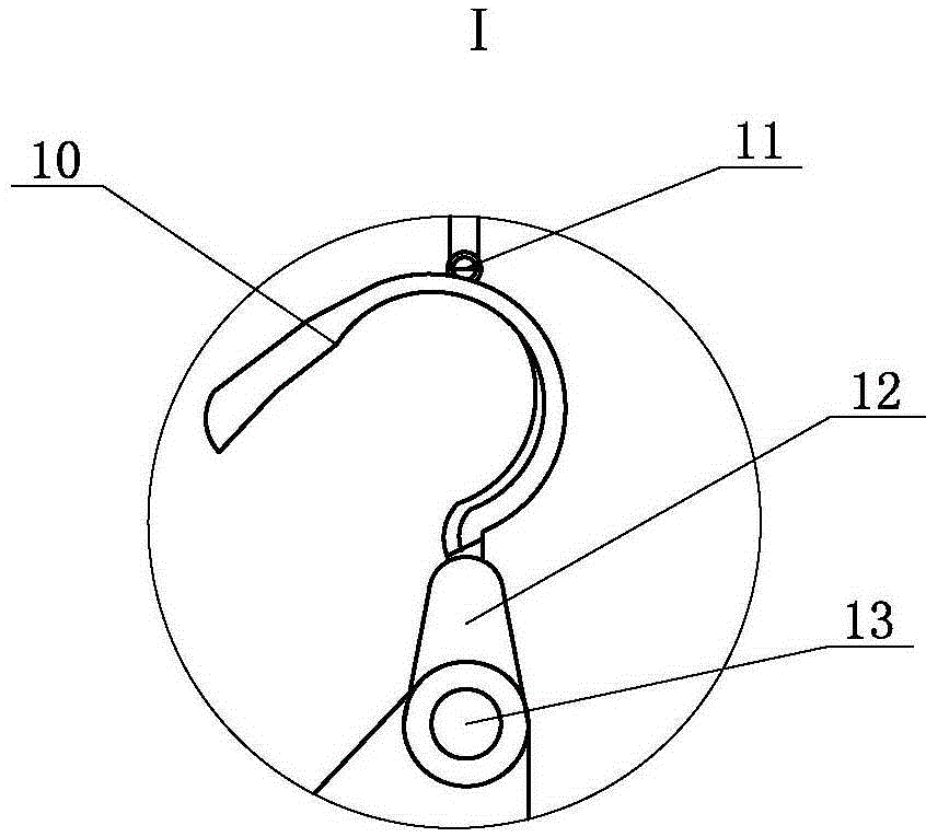 Ultra-high voltage power transmission line equipotential live working device and use method thereof