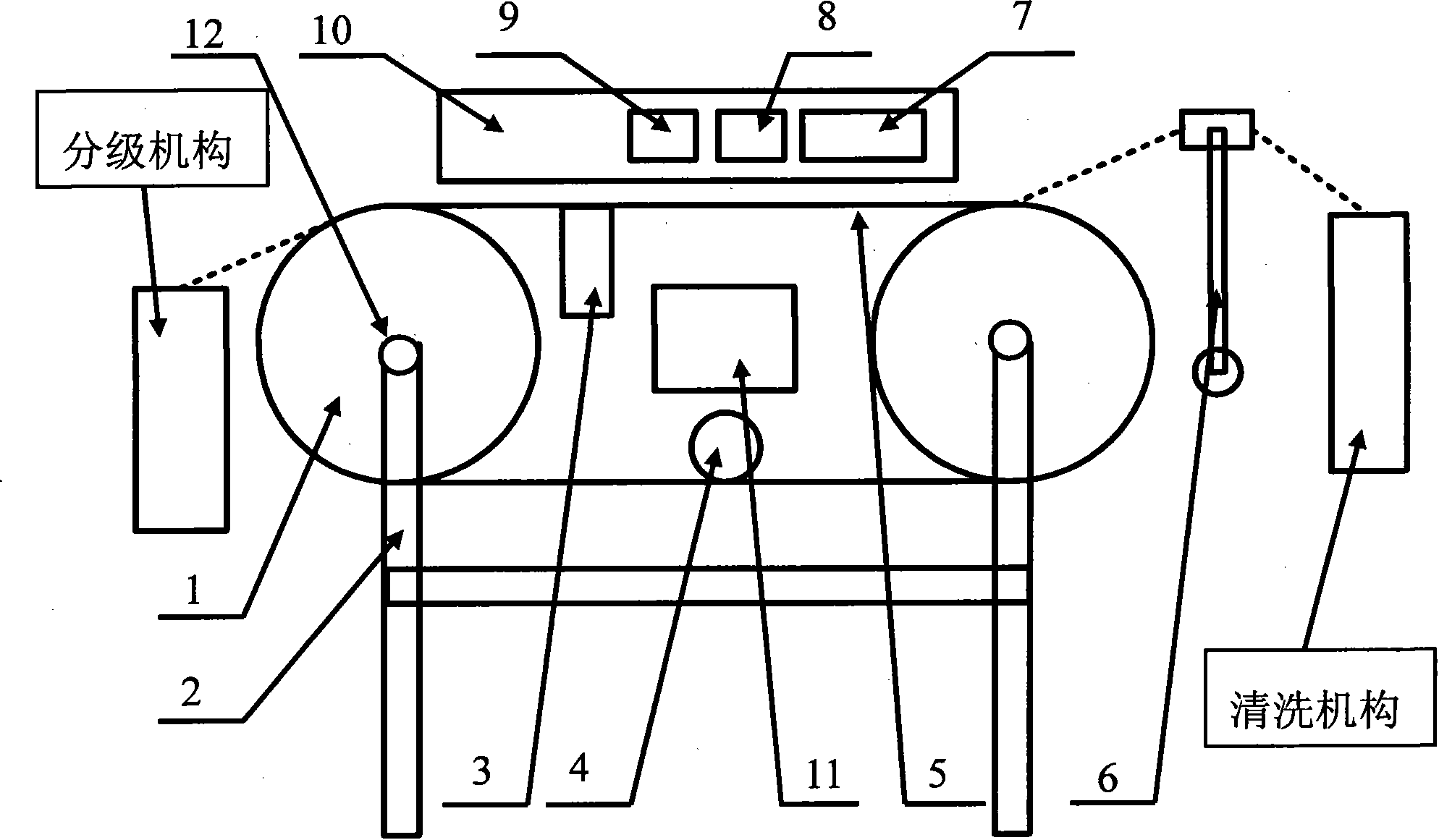 Poultry egg detection method and device in automatic grading assembly line of poultry eggs