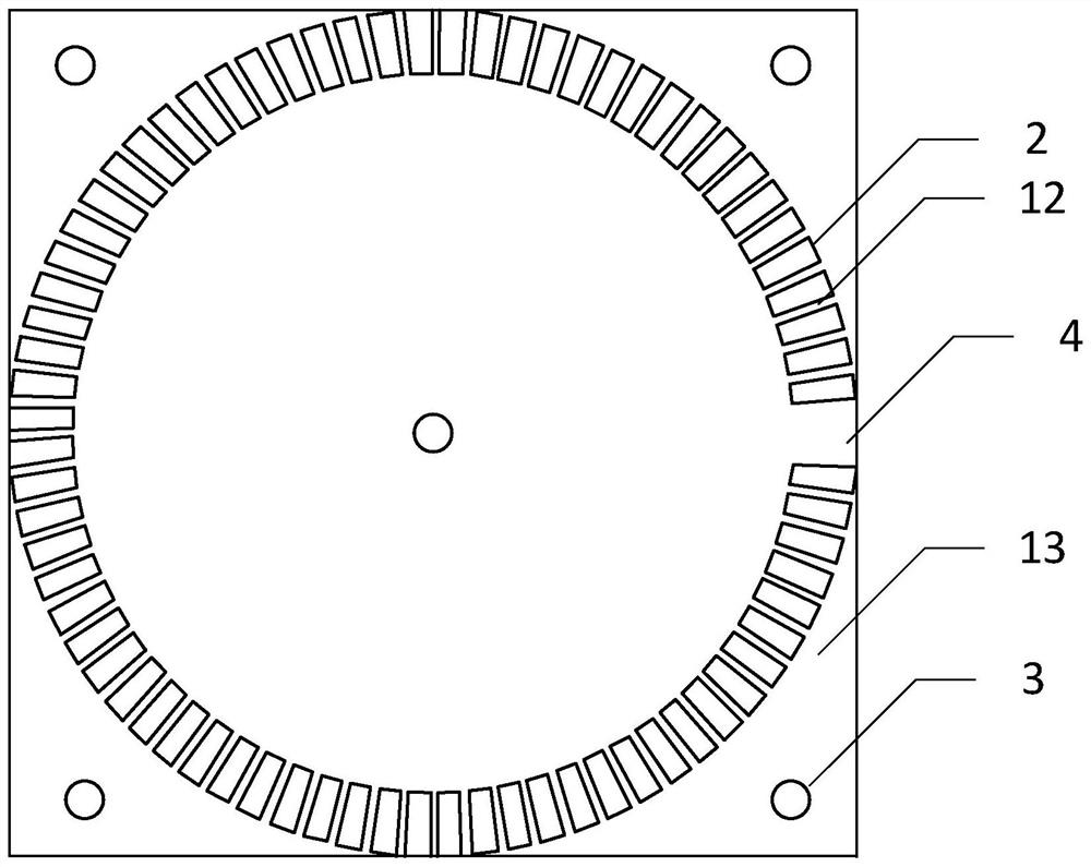 Annular sample considering pressing force