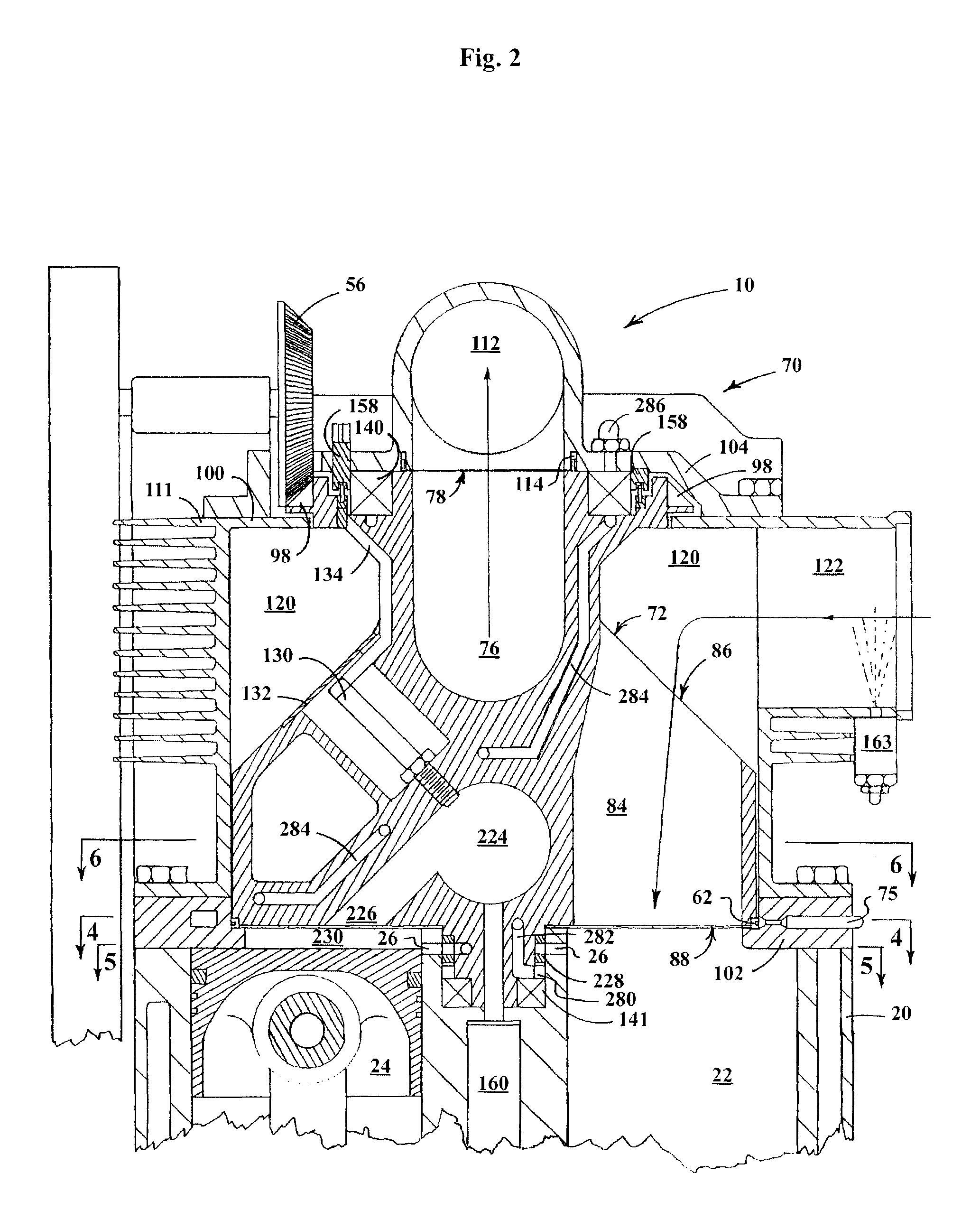 Rotary valve in an internal combustion engine