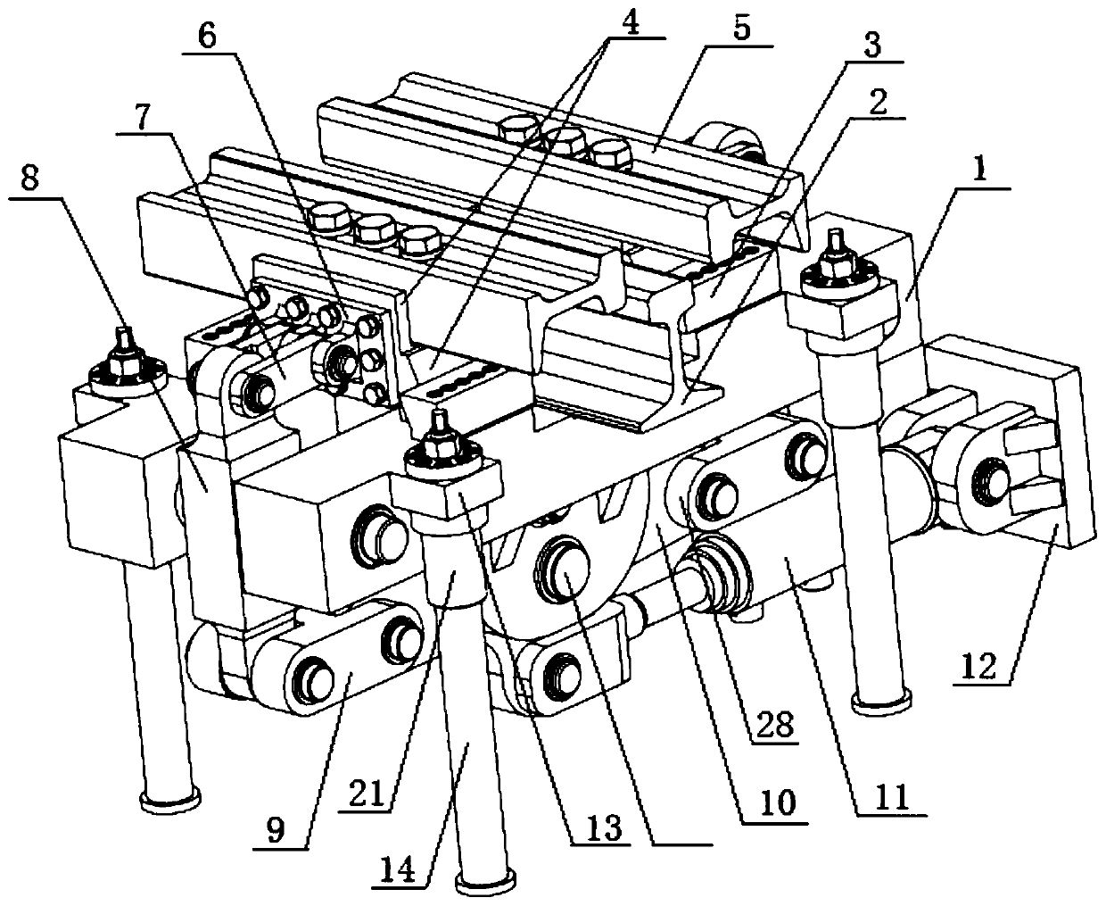 A parallel motion vehicle deceleration system