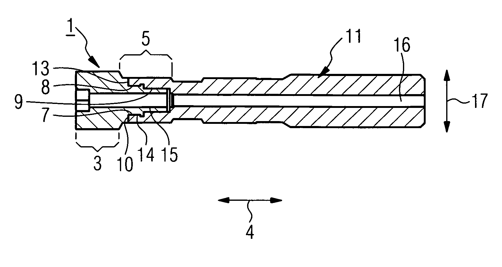 Machining tool and cutting head for the machining tool