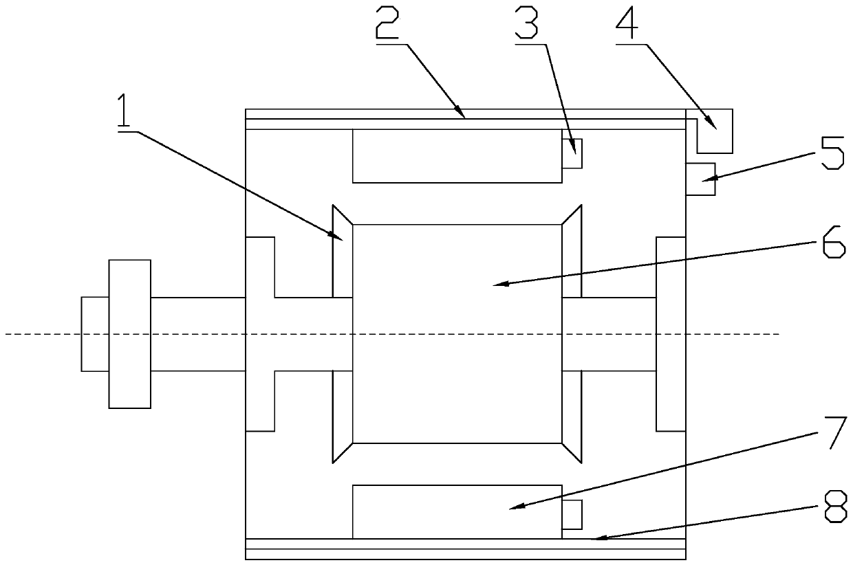 Composite heat dissipation structure of vehicle generator