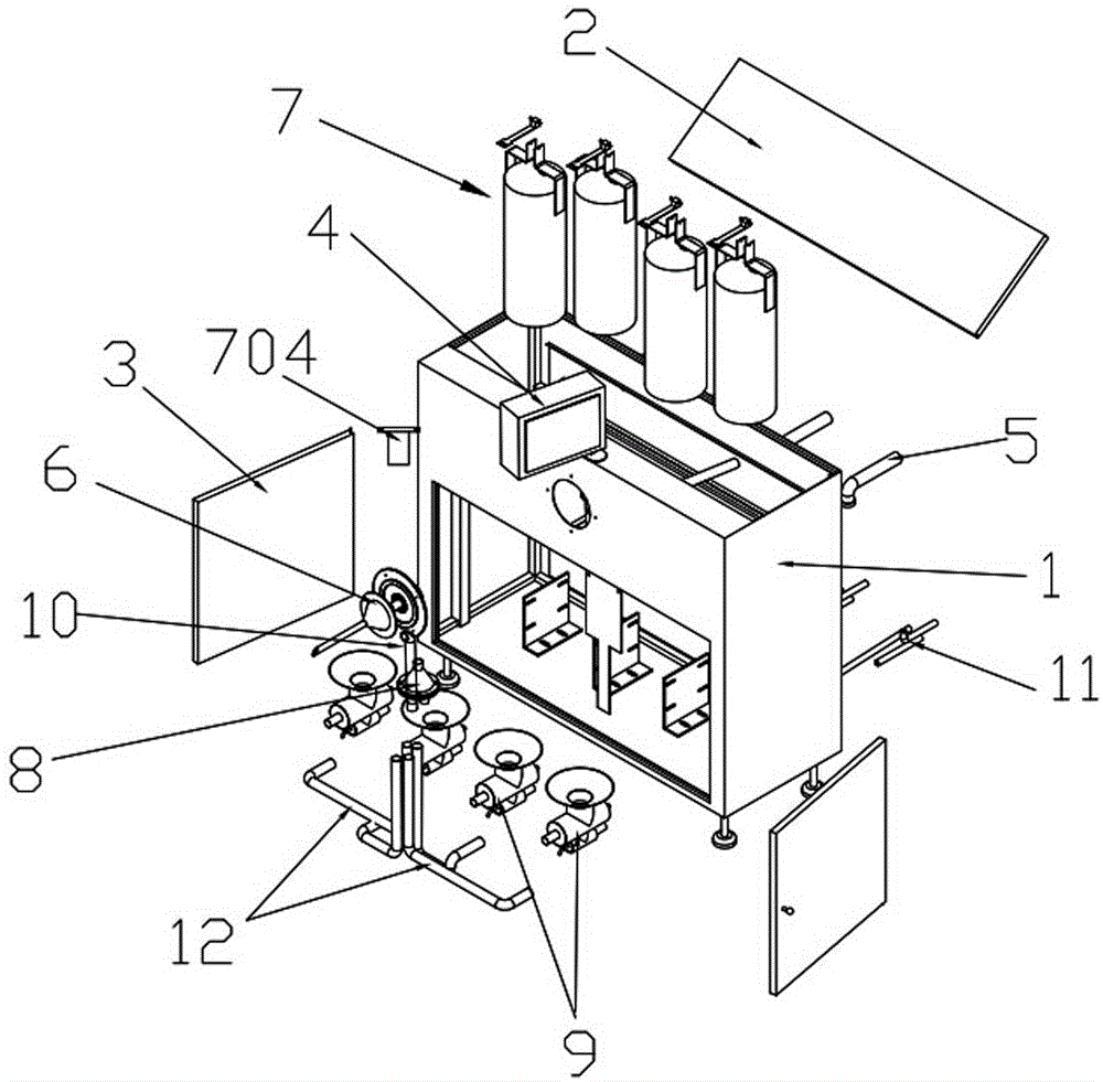 Automatic down filling machine down filling system by means of weighing mode