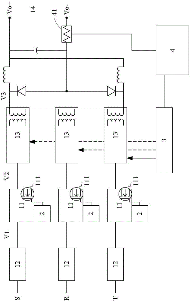 Power supply device having power factor correction circuit