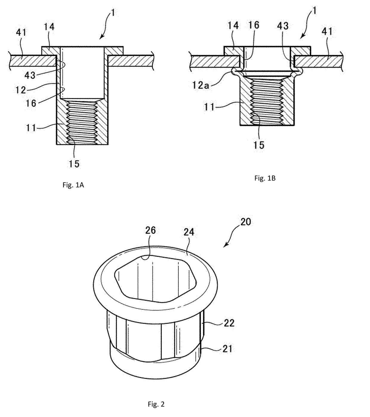 Blind Nut and Mounting Structure Thereof