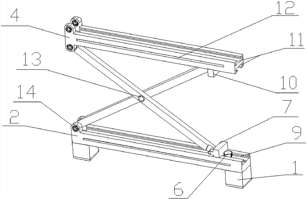 Foldable shoe rack with adjustable height