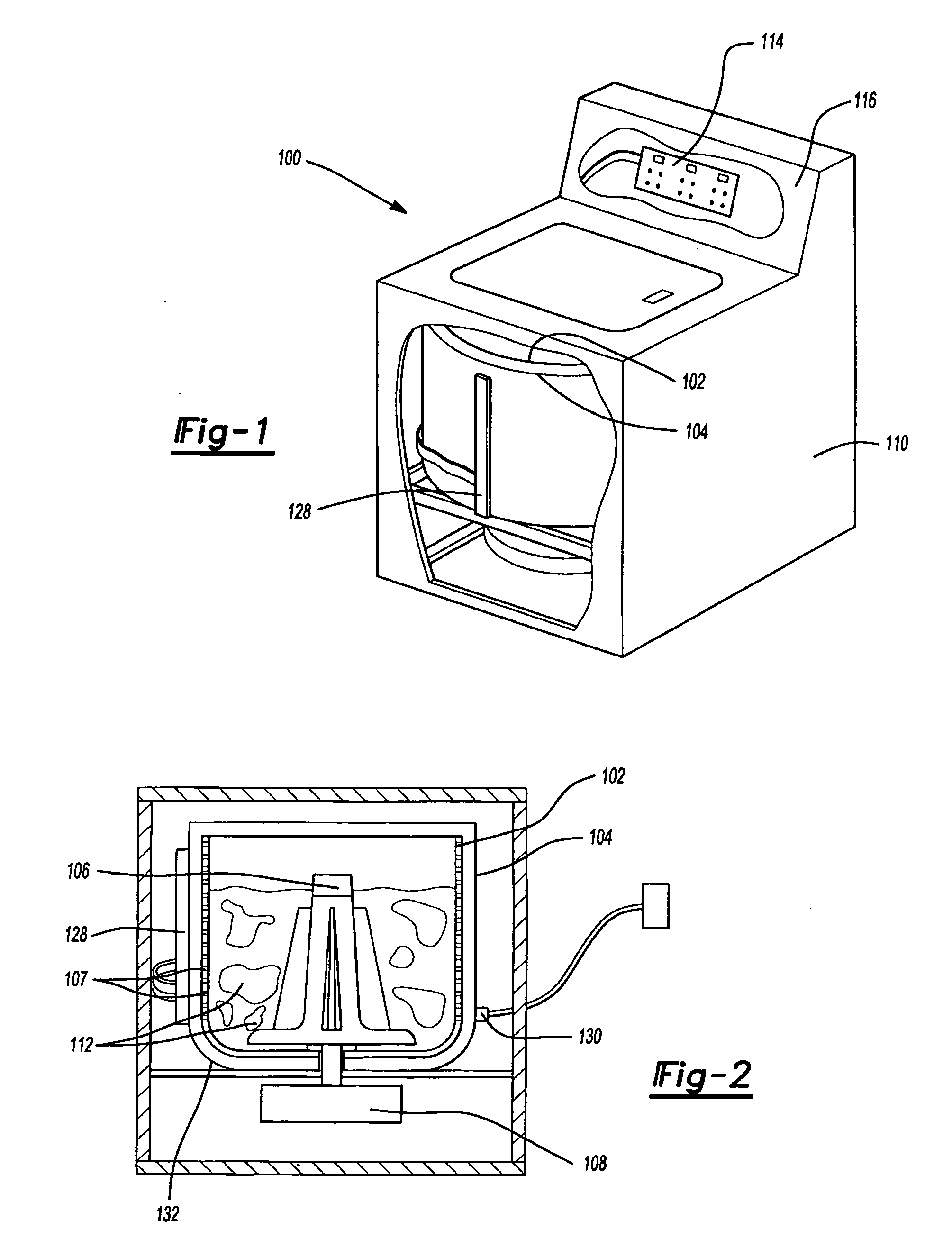 Washing machine with water control and associated method