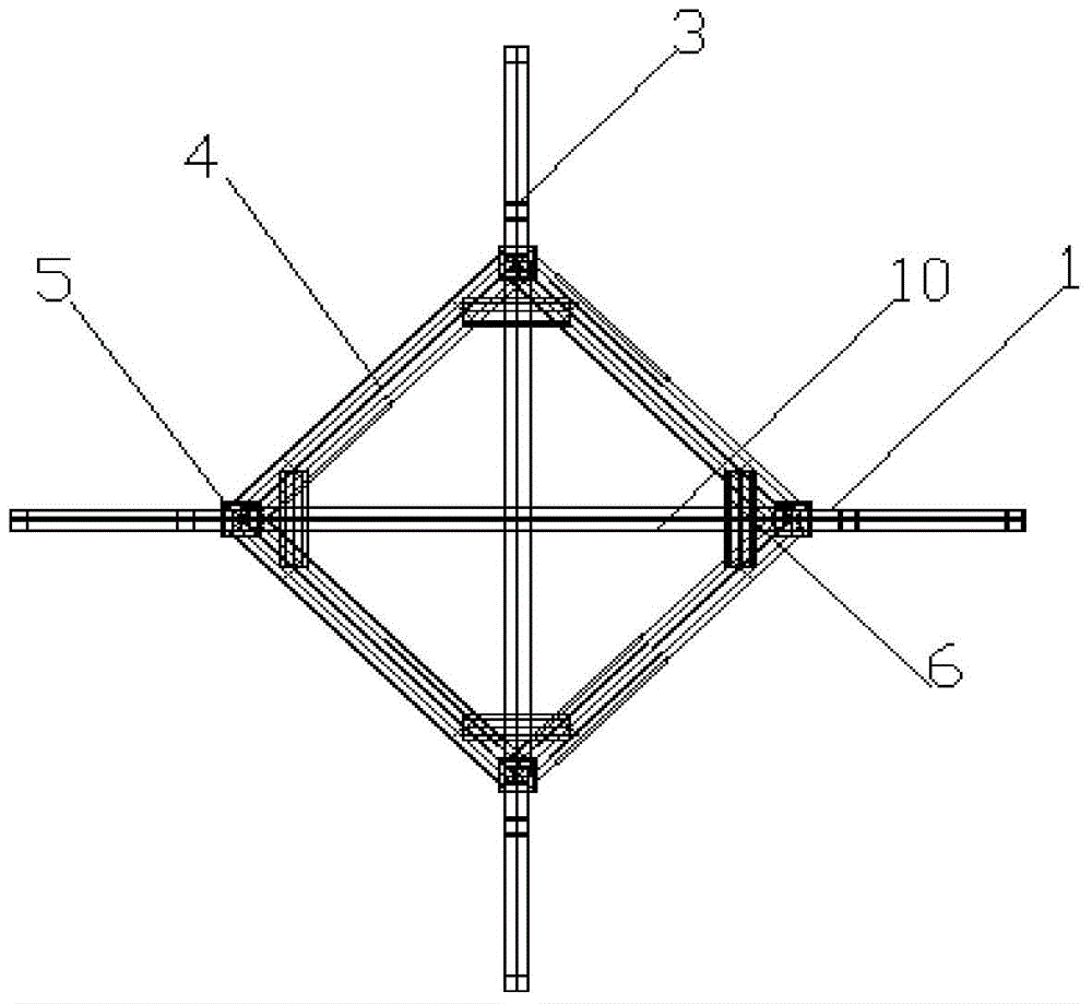 Loading device and loading-device-based seismic test system for beam-column joint