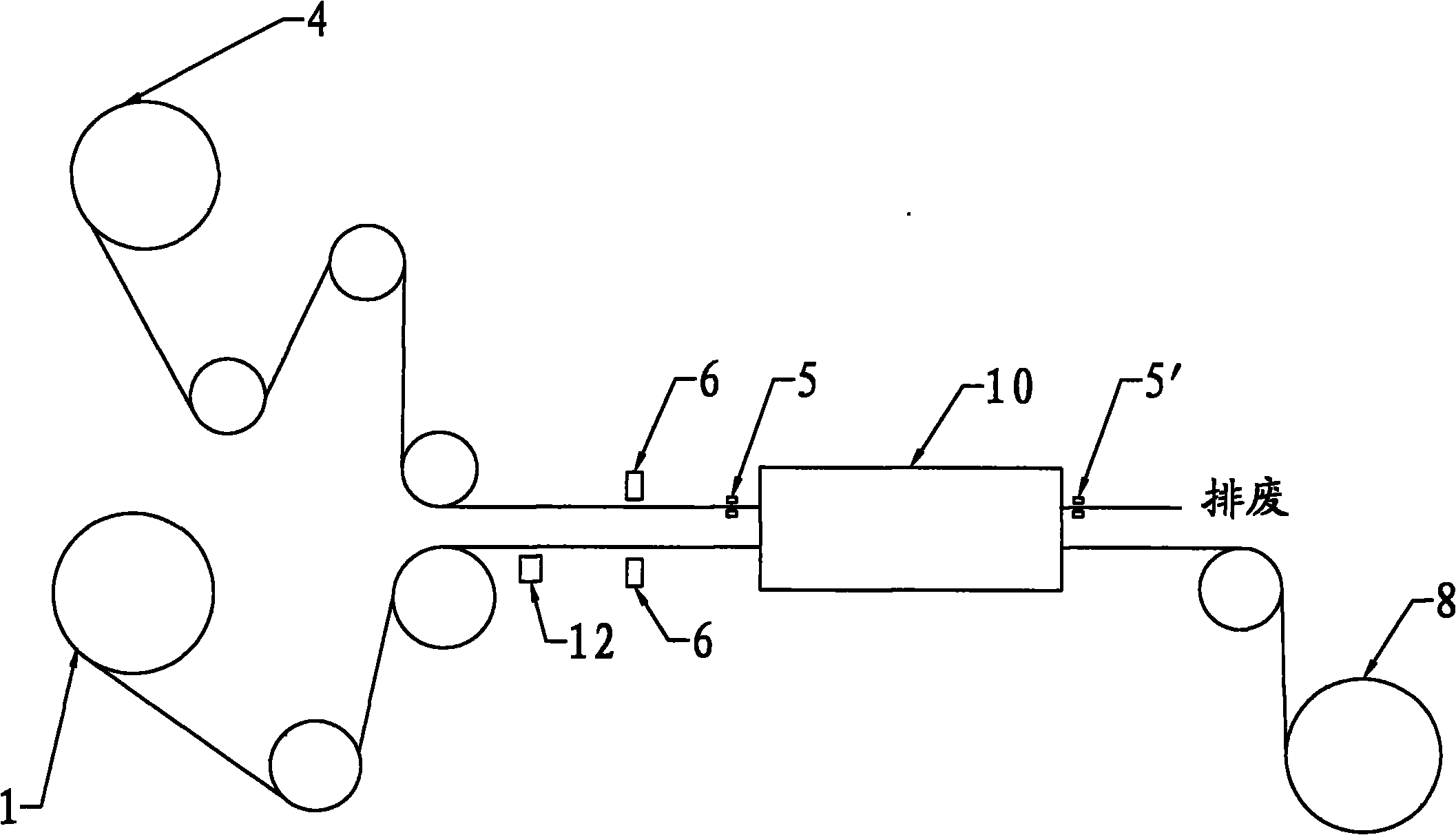 Group-type logistics bidirectional holographic positioning overprinting machine