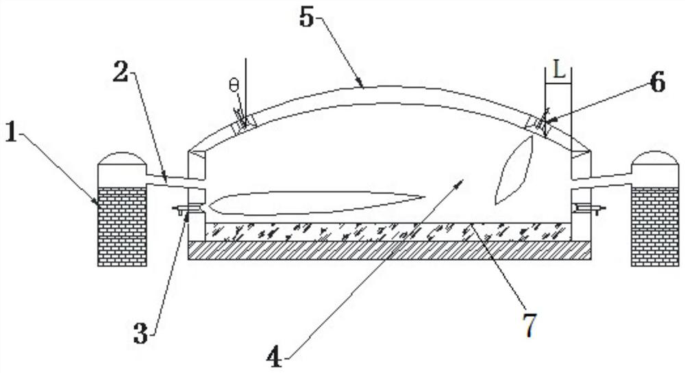 Glass kiln and method for heating glass batch