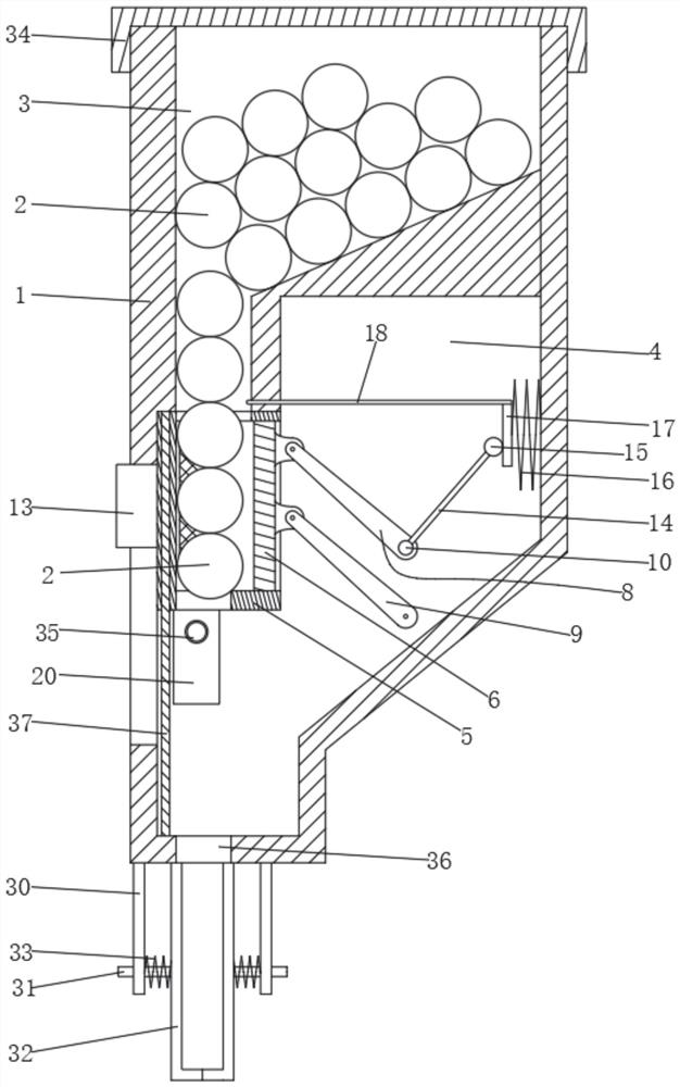 Automatic skin disinfection pen used before blood drawing in hematology department and using method thereof