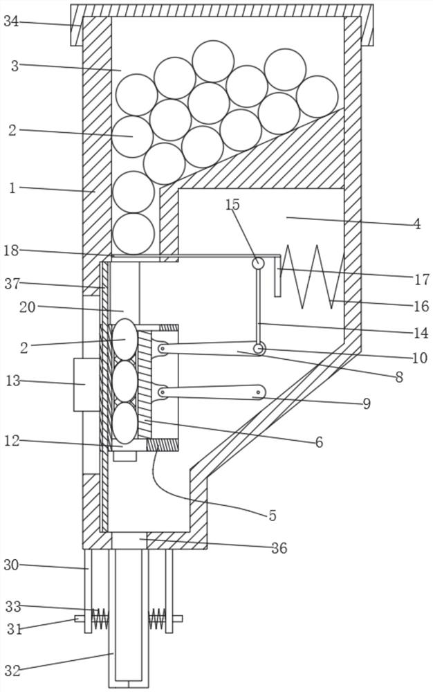 Automatic skin disinfection pen used before blood drawing in hematology department and using method thereof