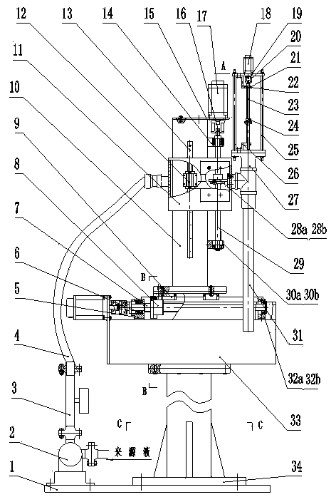 Automatic filling extraction system