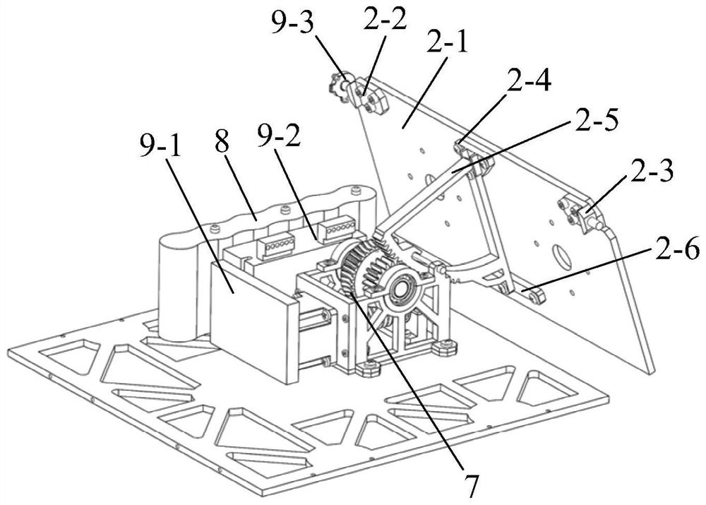 Space cell star device capable of self-adapting to splicing angle