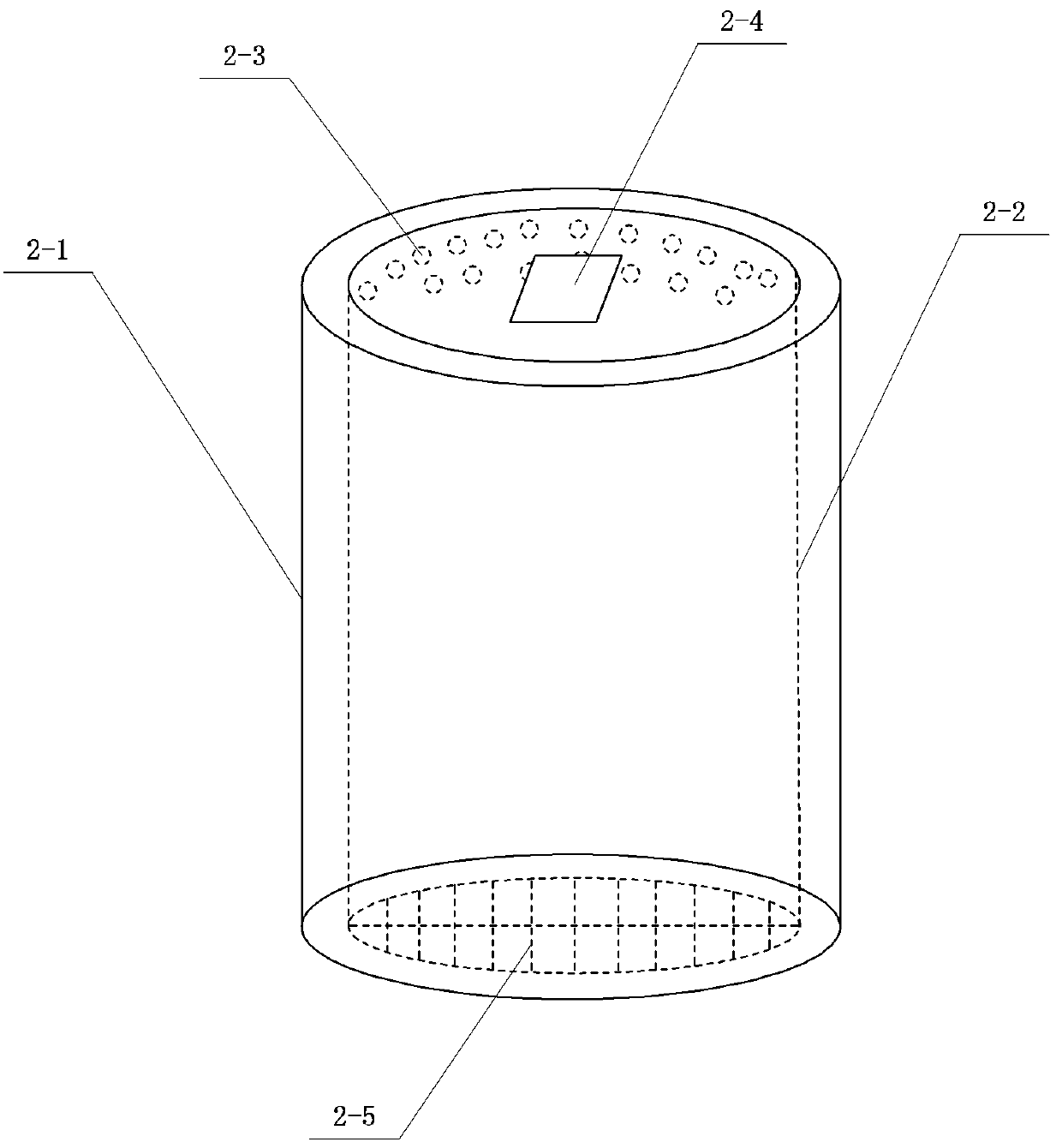 A high-efficiency hot blast stove device