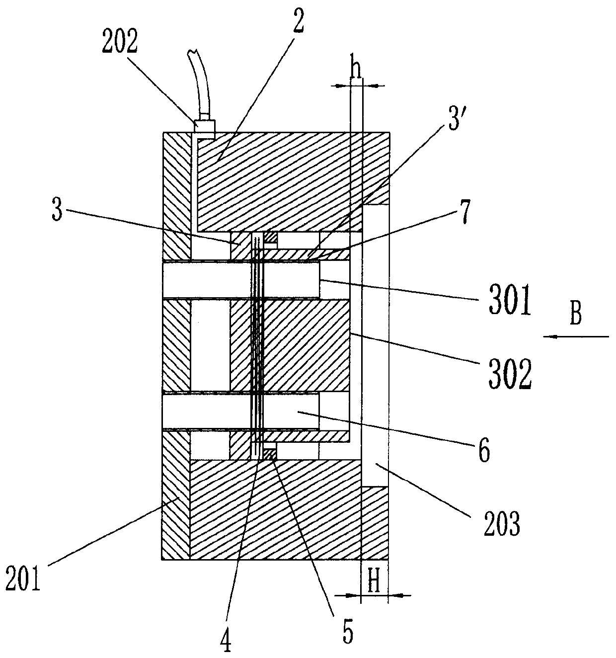 Hydraulic anchor rod prestressed loss-stop device