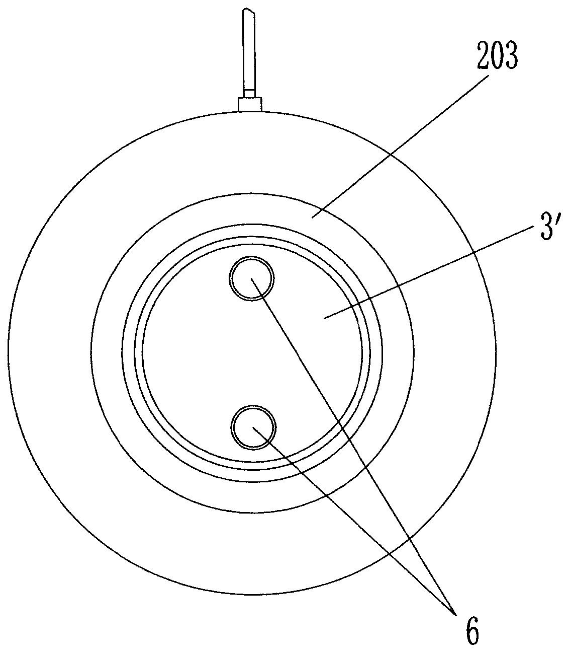 Hydraulic anchor rod prestressed loss-stop device