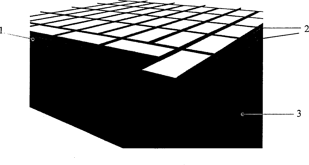 Micro temperature difference battery made of one-dimensional nanometer linear array structure thermo-electric material