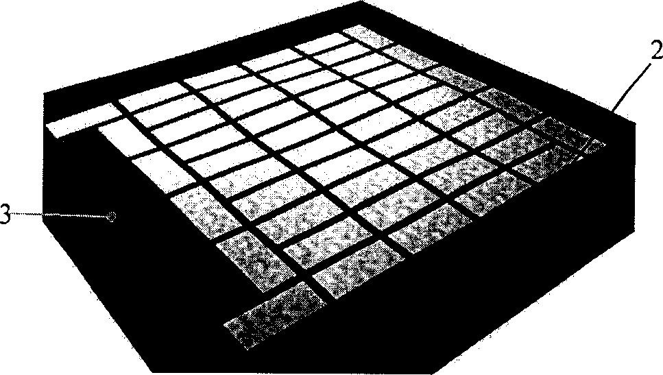 Micro temperature difference battery made of one-dimensional nanometer linear array structure thermo-electric material