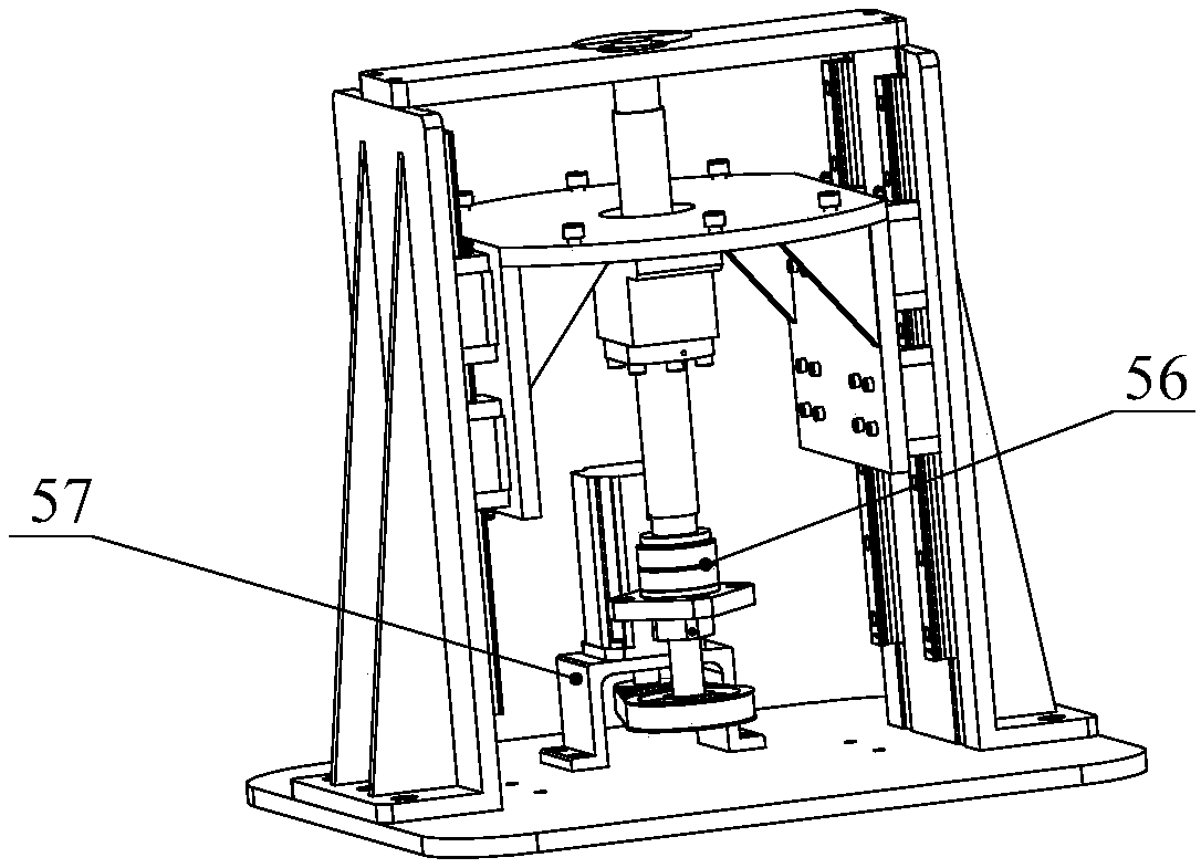 Cylindrical coordinate type automatic feeding and discharge mechanical hand