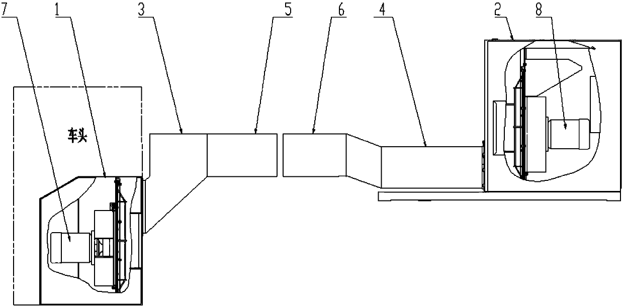 Double-side technological cotton suction device of ring spinning frame