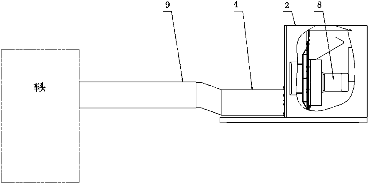 Double-side technological cotton suction device of ring spinning frame