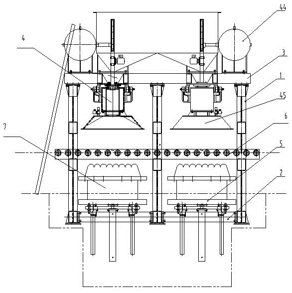 Double-station core shooting machine