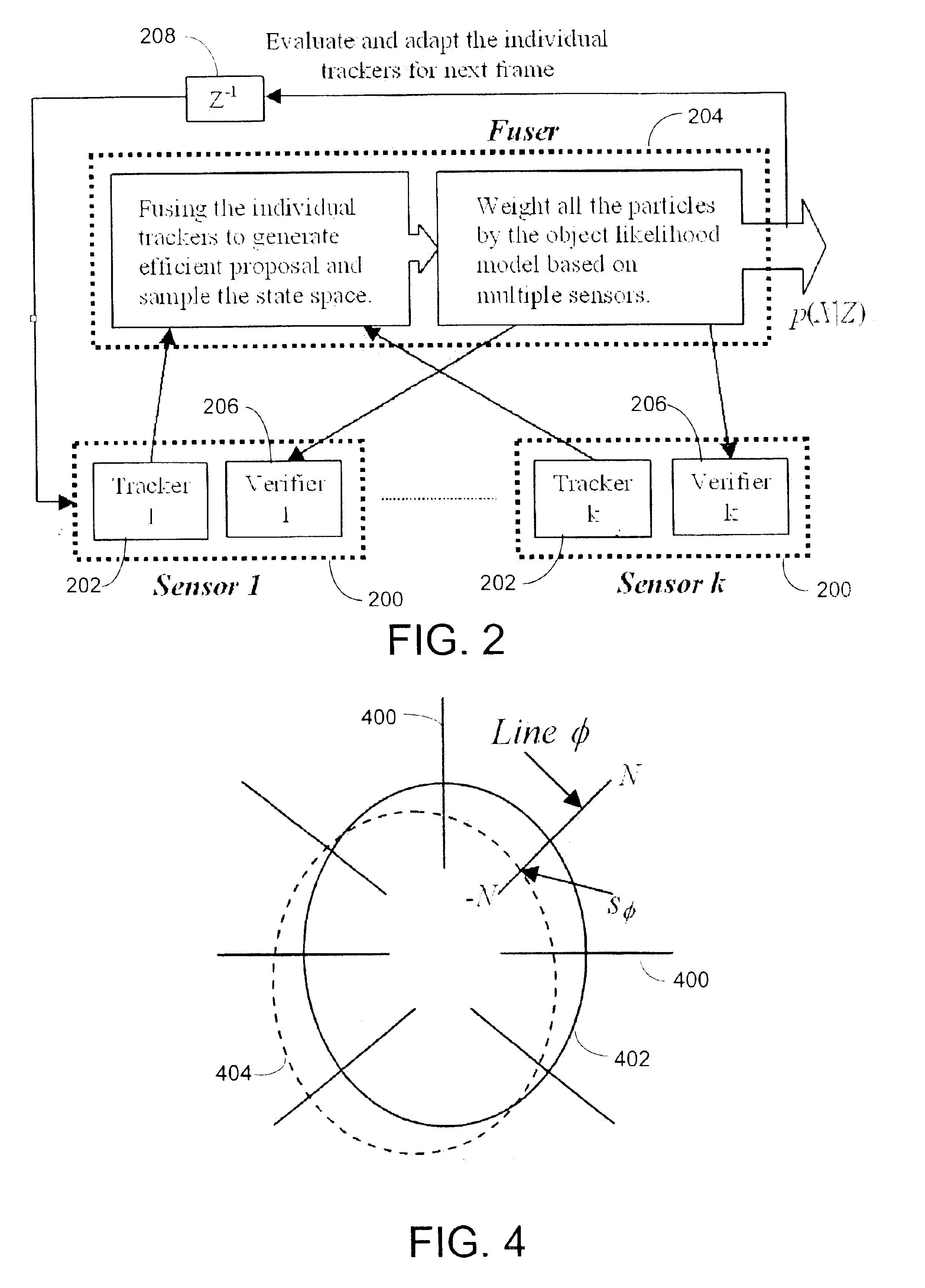 System and process for tracking an object state using a particle filter sensor fusion technique