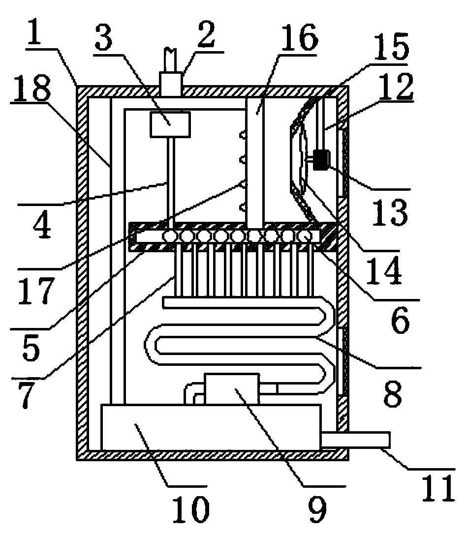 Cooler for heat dissipation of transformer