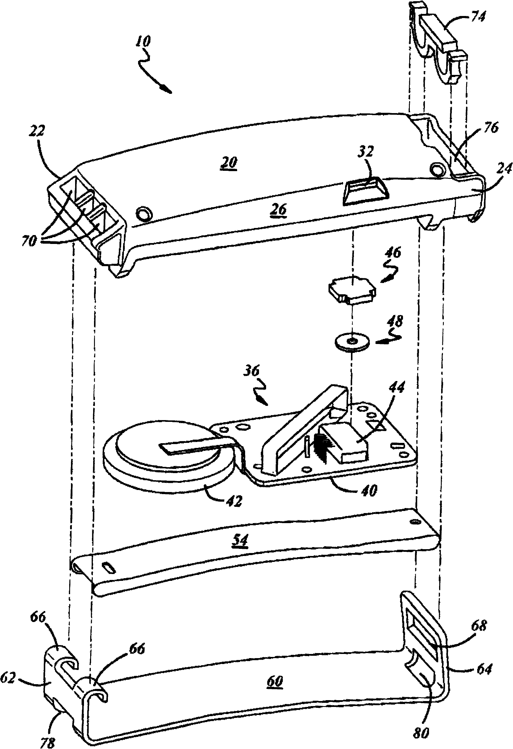 Tire pressure monitor system with side entry pressure port