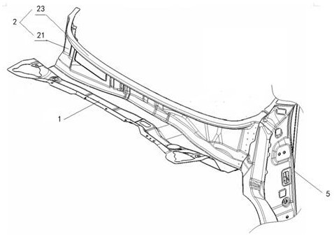 Automobile fan heater pressure chamber plate structure