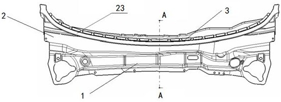 Automobile fan heater pressure chamber plate structure