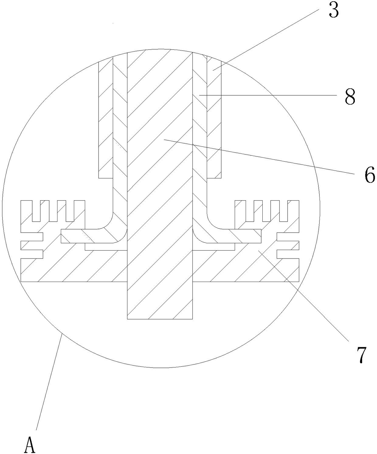 Cooling device for brake