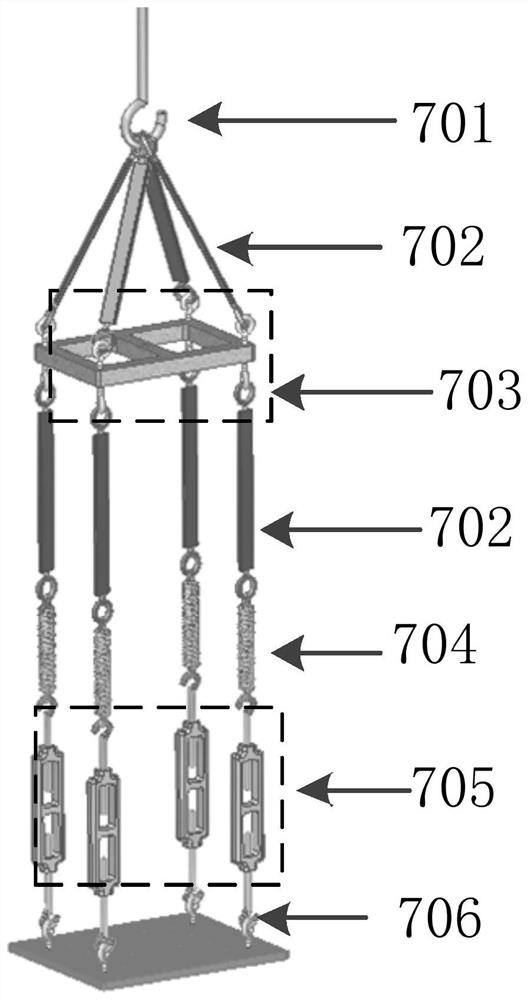 A variable-stroke adaptive adjustment quasi-zero stiffness device and parameter calibration method