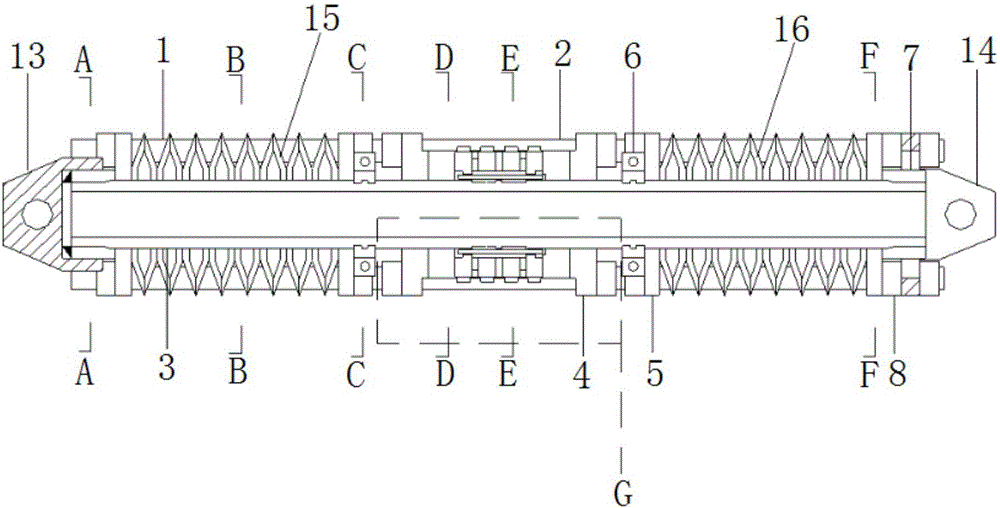 Magnetic fluid variable-damping energy dissipation bracing with reset function