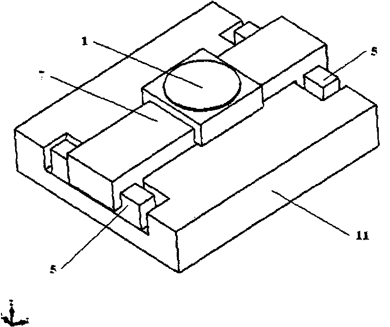 Silicon wafer stage double-stage exchange system by adopting air-floatation planar motor