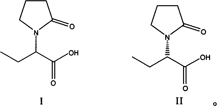 Method for preparing levetiracetam intermediate