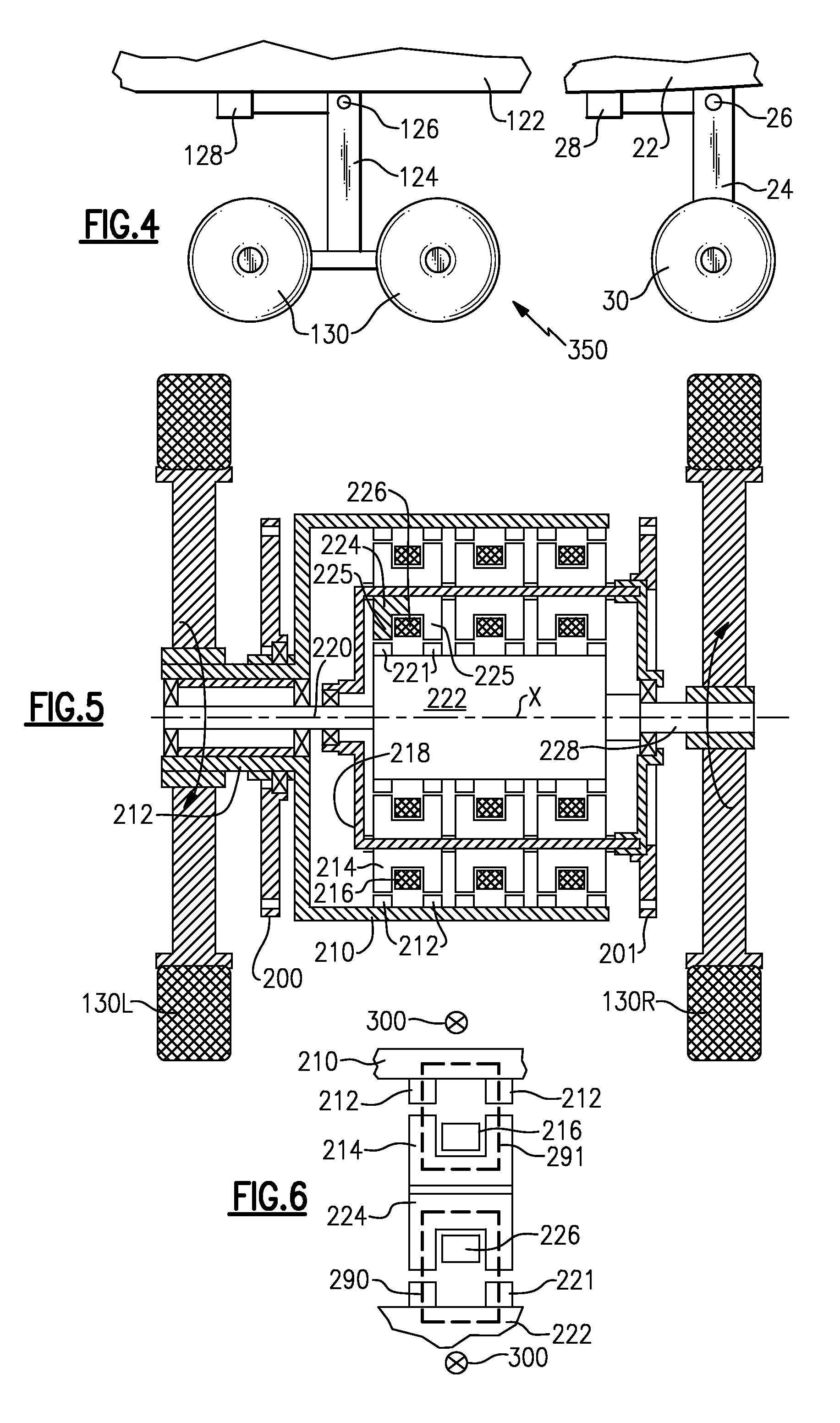 Transverse flux machine utilized as part of a combined landing gear system