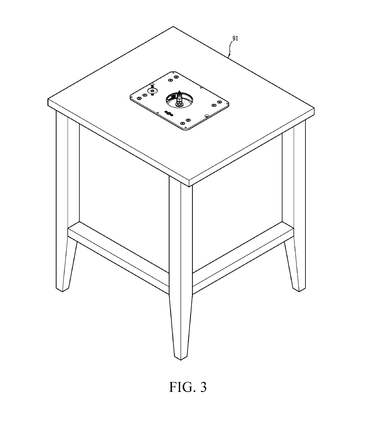 Structure of power carpentry feeder machine