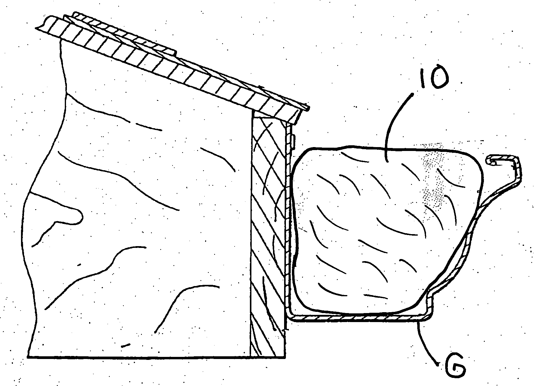 Gutter fillers and packs with enhanced fluid flow