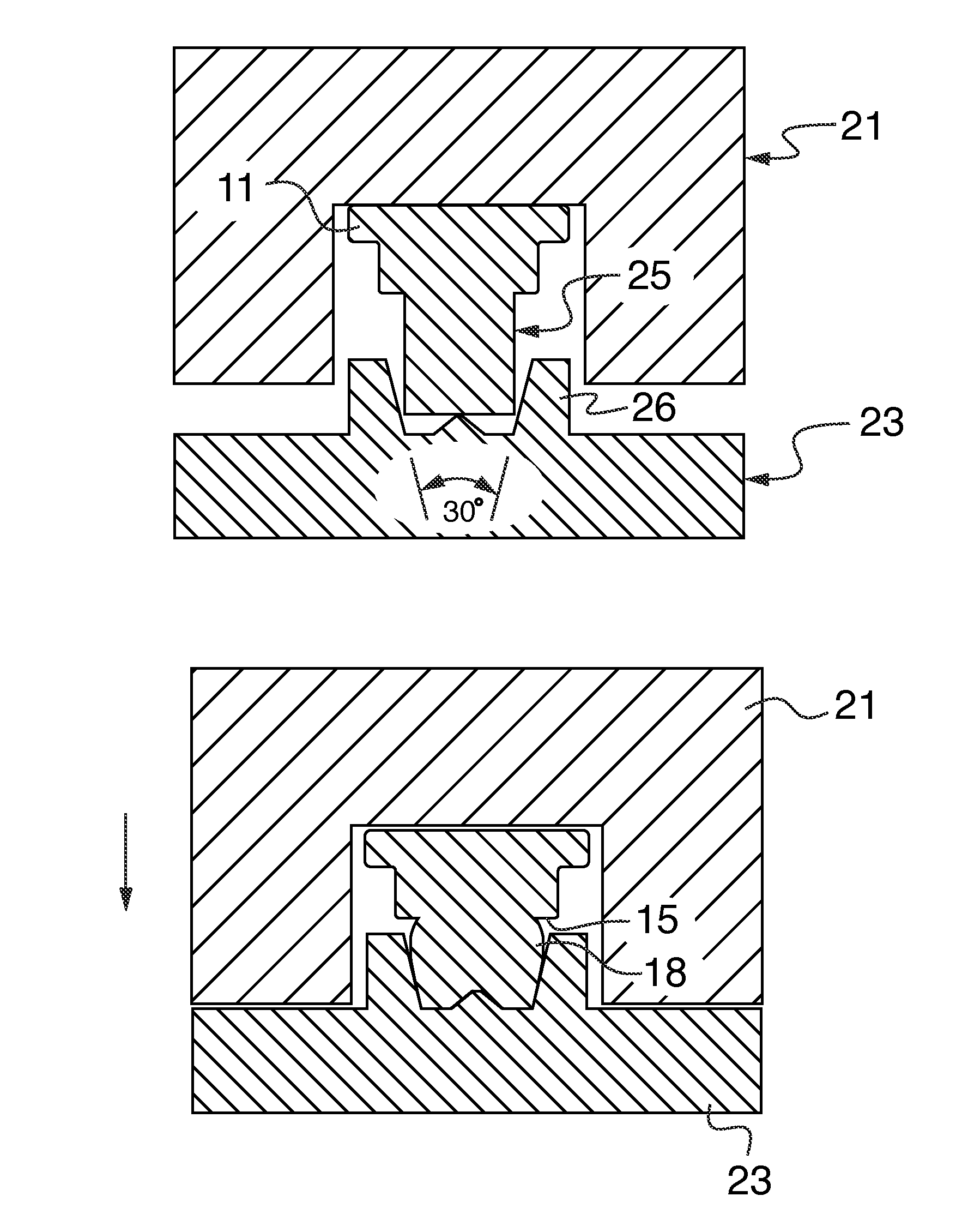 Method of manufacturing a clinch pin fastener