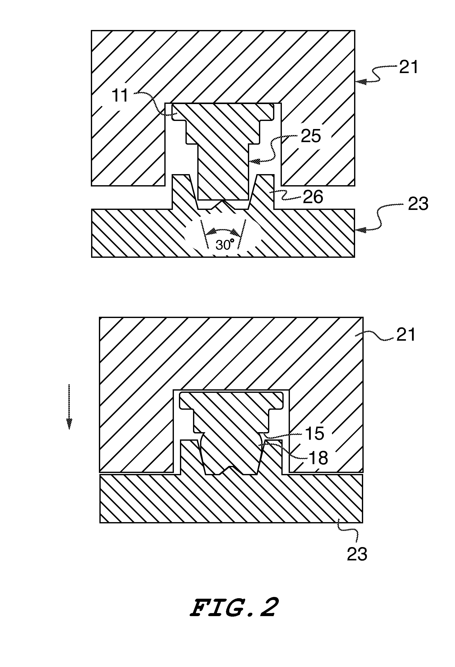 Method of manufacturing a clinch pin fastener