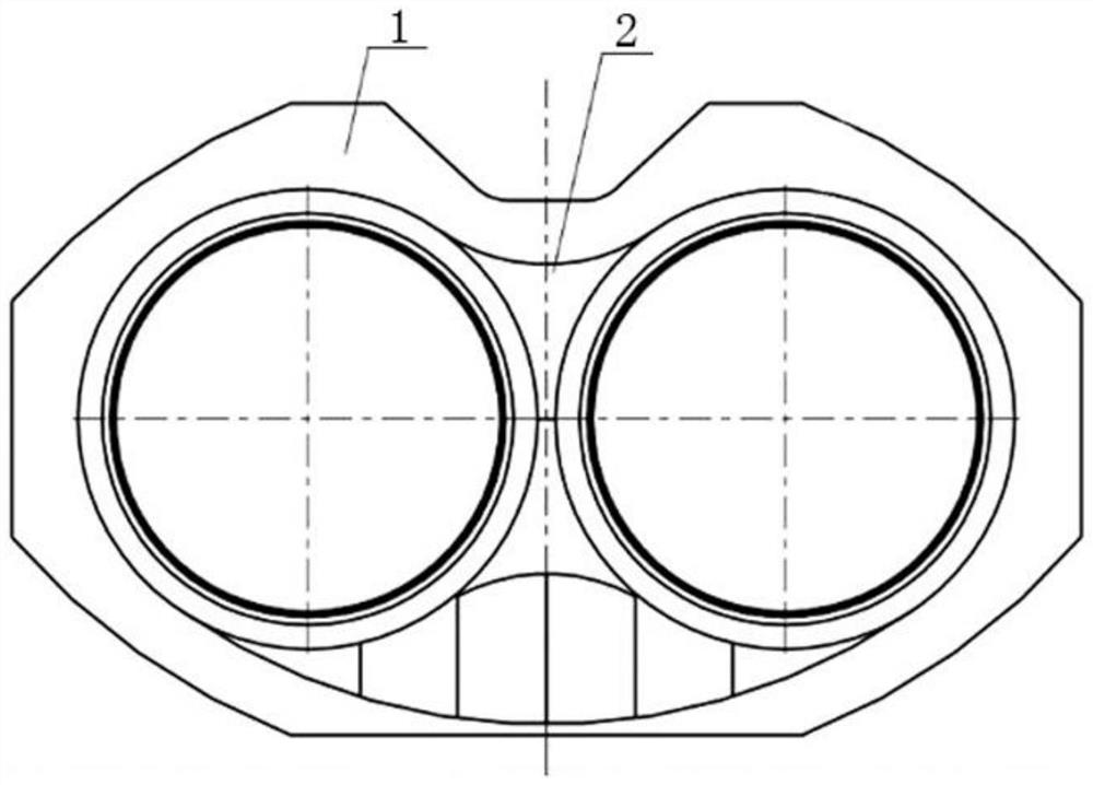 Vacuum brazing method for dissimilar metal of concrete machinery