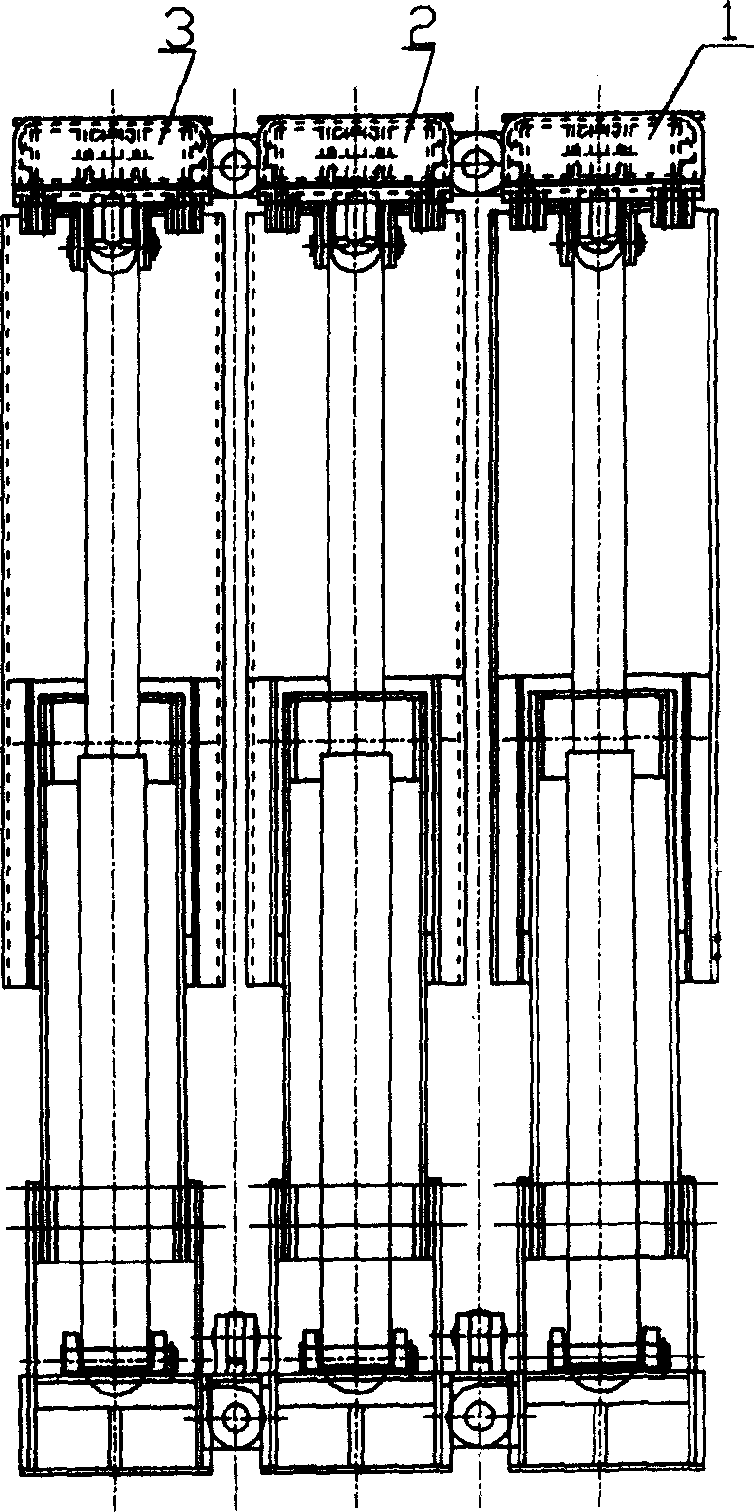 Bullet mining hydraulic support