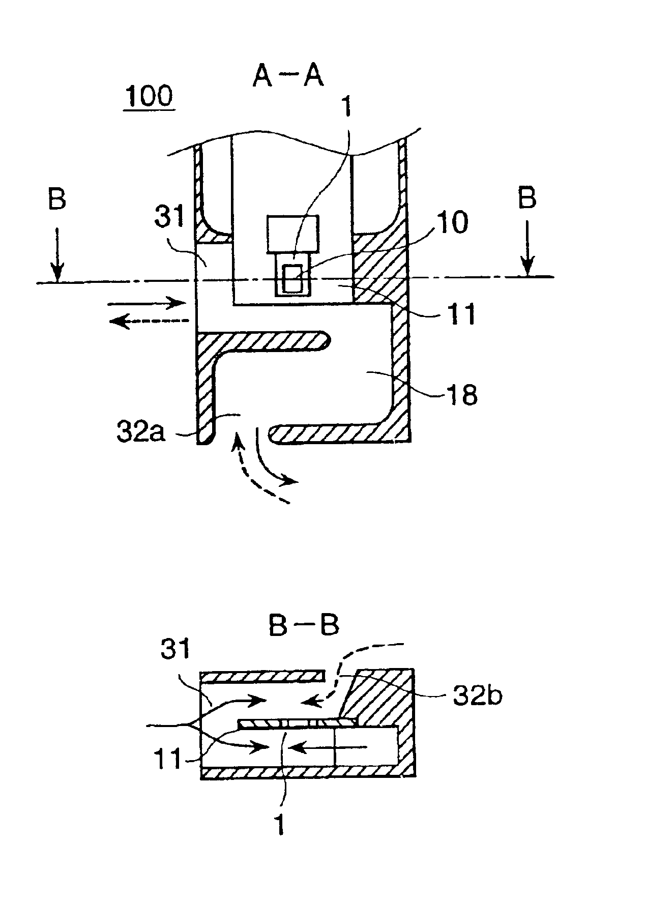 Thermal-type flow meter with bypass passage