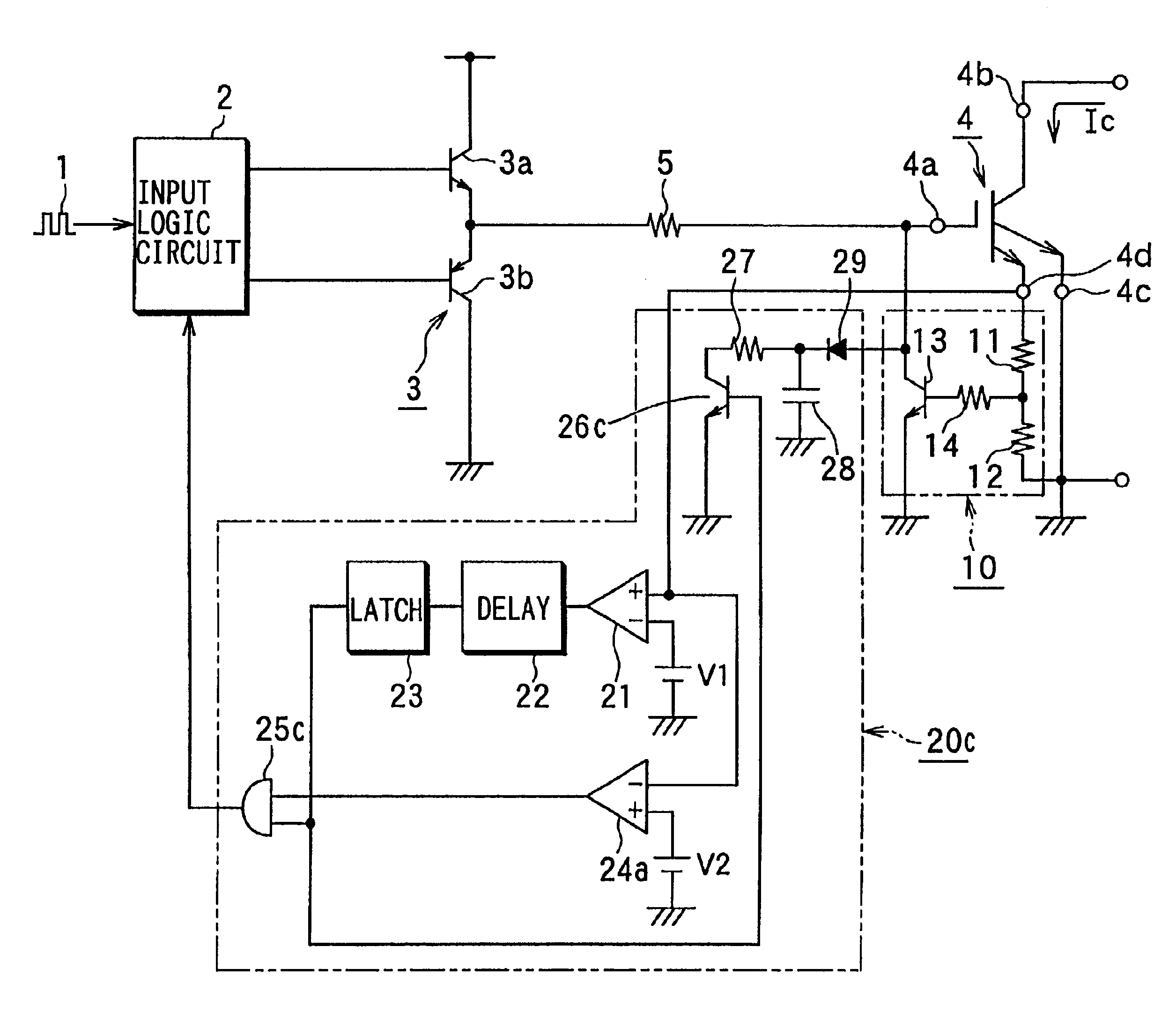 Semiconductor switching element driving circuit